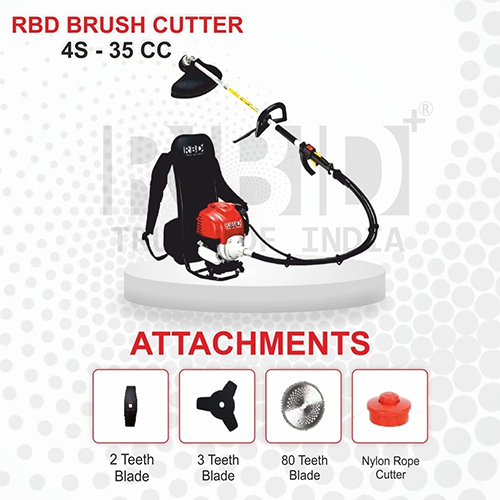 35cc Brush Cutter Without Attachments - Forward Speed: 7000rpm