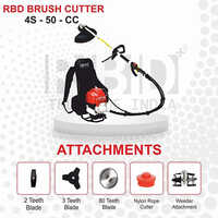 50cc Backpack Brush Cutter with Tiller