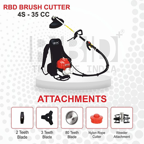 35cc Brush Cutter Backpack With Tiller - Forward Speed: 7000rpm
