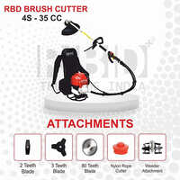35cc Brush Cutter Backpack With Tiller