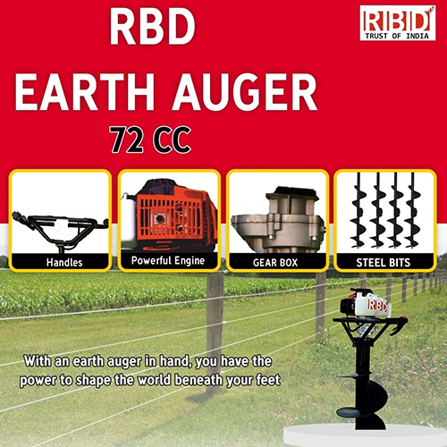 72cc Earth Auger - Automatic Grade: Semi-automatic