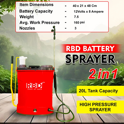 20L 2-in-1 Battery Sprayer