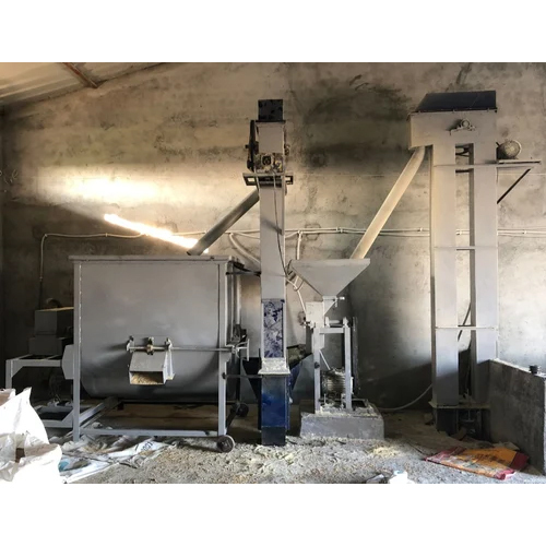 5Hp Poultry Feed Making Machine - Color: Grey