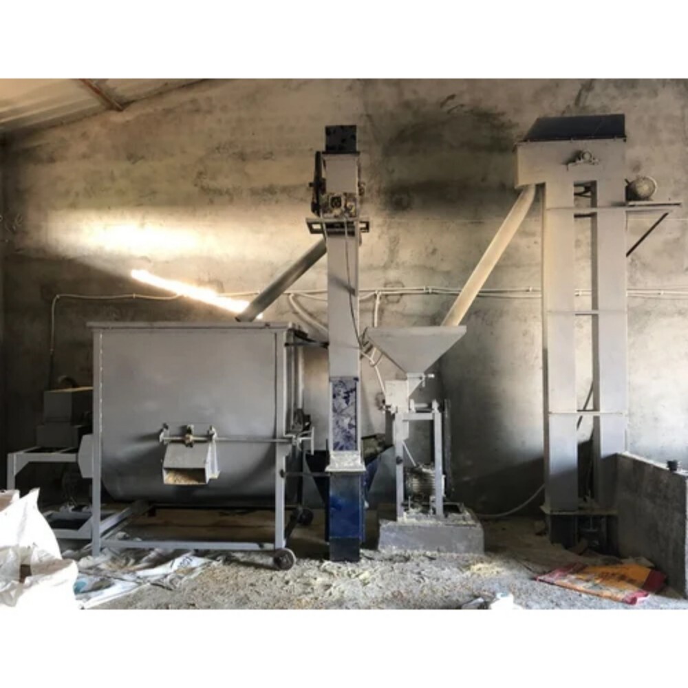 5Hp Poultry Feed Making Machine - Color: Grey