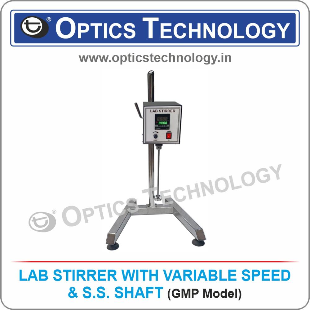 LAB STIRRER (WITH VARIABLE SPEED & S.S. SHAFT)