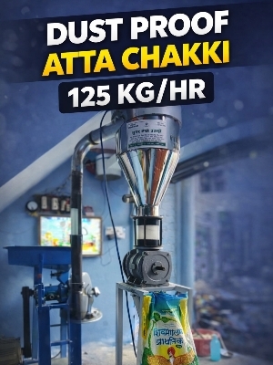 Chakki blower cyclone airlock system