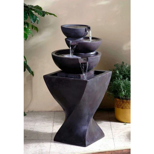 Indoor Stone Fountain - Color: Black