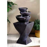Indoor Stone Fountain - Color: Black