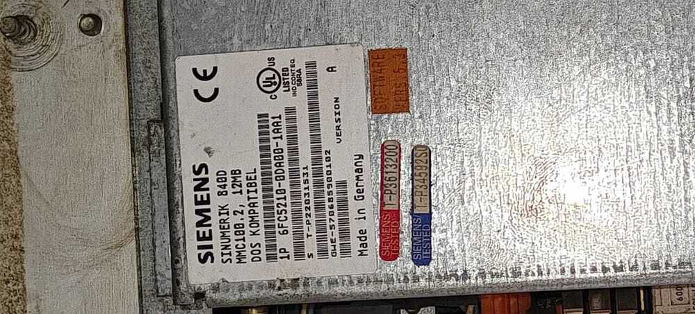 SIEMENS 6FC5210-0DA00-1AA1