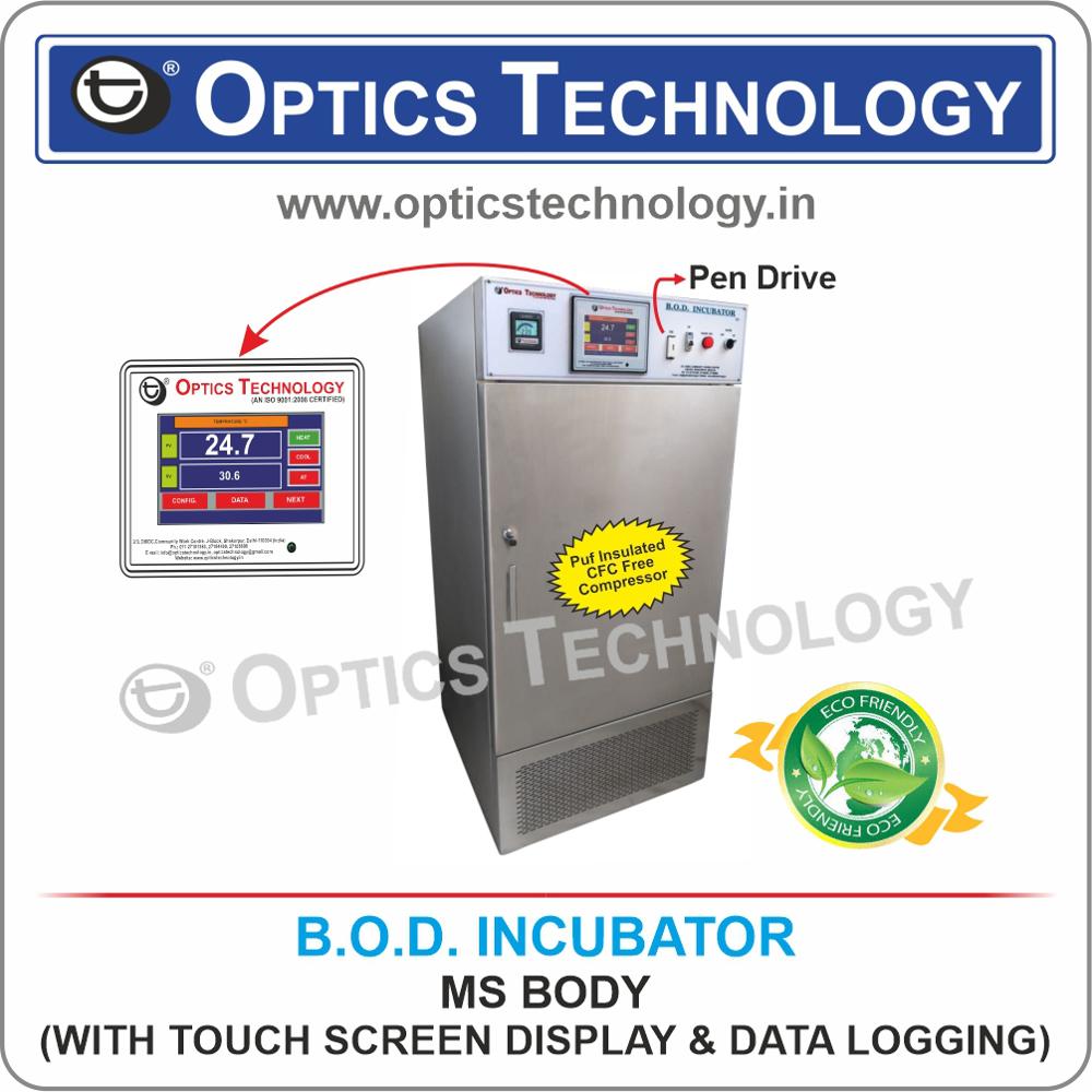 B.O.D INCUBATOR (WITH TOUCH SCREEN DISPLAY & DATA LOGGING)