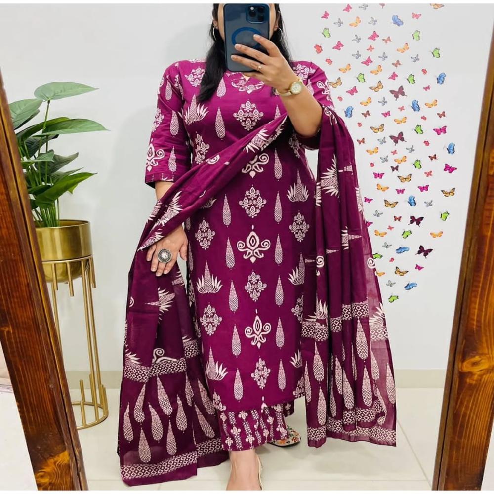 Women Ladies Suit - Color: Purple