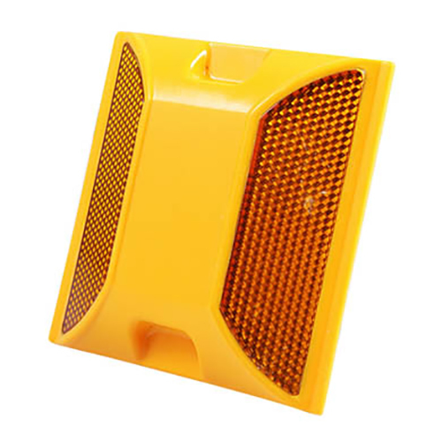 Reflective Road Stud - Color: Orange / Yellow