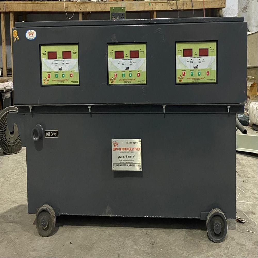 30 Kva Servo Voltage Stabiliver Three Phase Oil Cooled