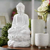 White Marble Buddha Statue