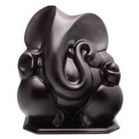 Black Marble Abstract Sculpture - Features: Durable