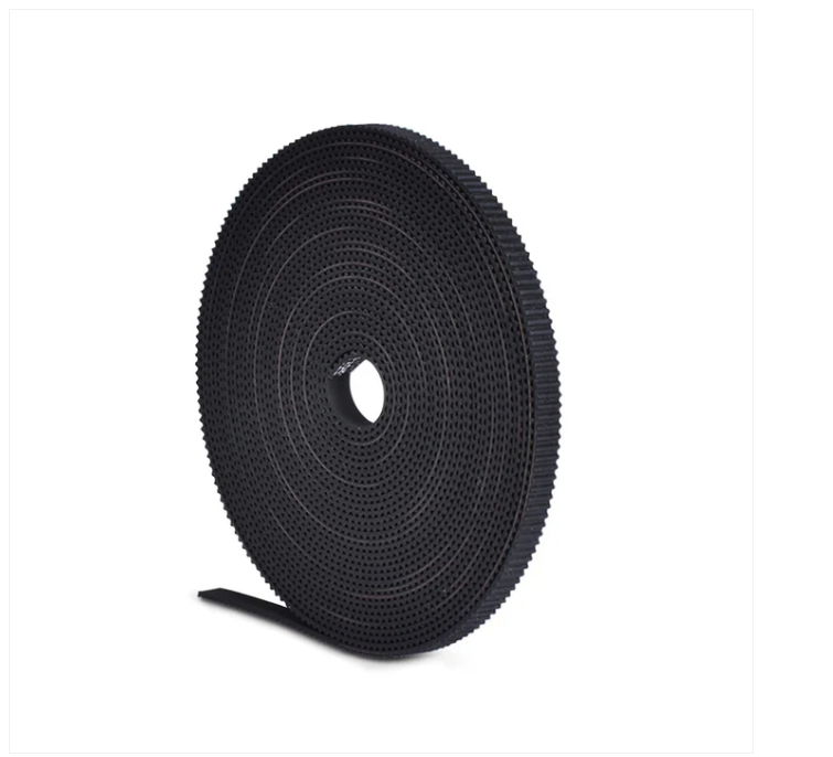 Gt2 Timing Belt 1M Gt2 Width 6Mm Black Open Timing Belt - Material: Synthetic Rubber
