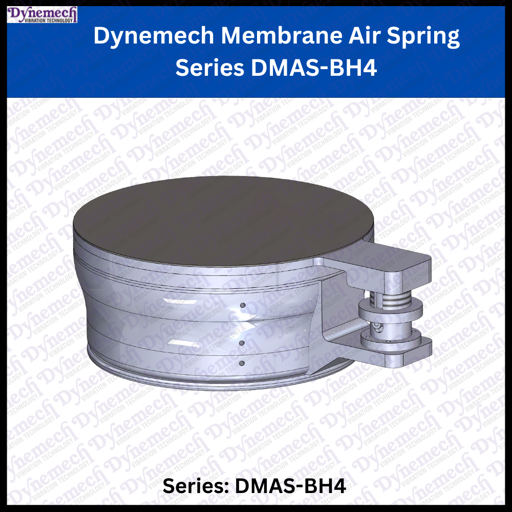 Dynemech Pneumatic Shock Absorption Mounts with Level Monitoring Series DMAS-BH4