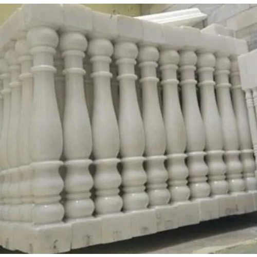 White Marble Pillar - Mount Type: Floor Mounted