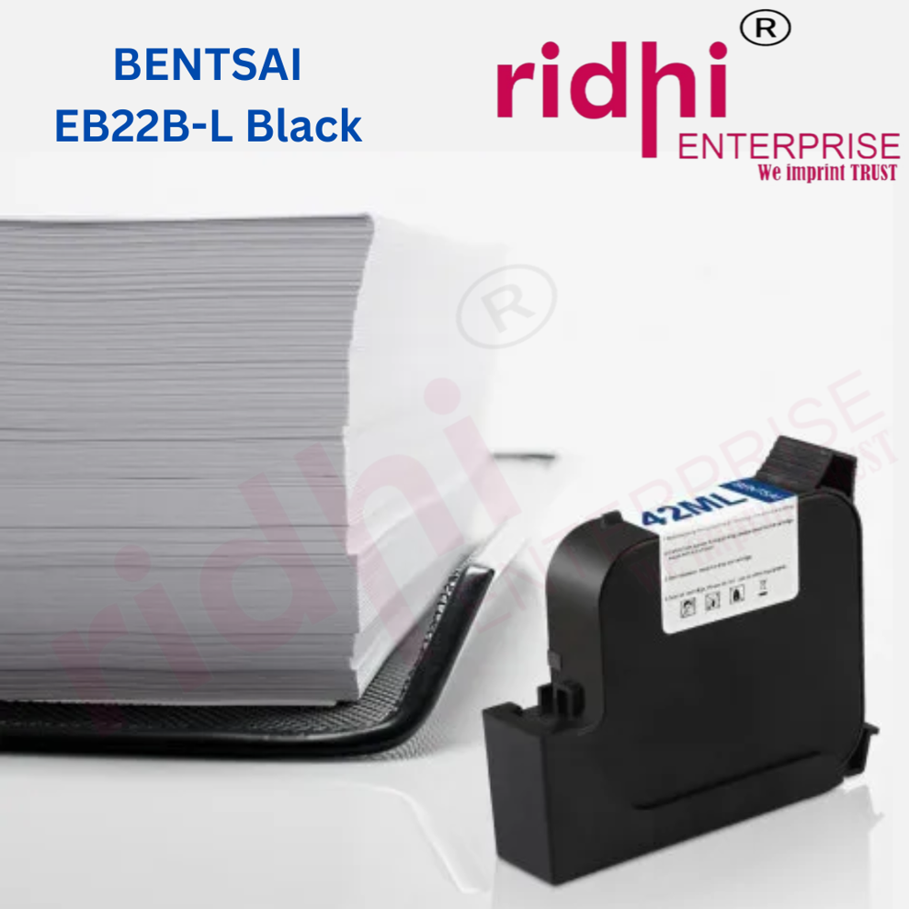 Ridhi Bentsai Eb22bl 1 Inch Solvent Black Cartridge - Features: Good Quality