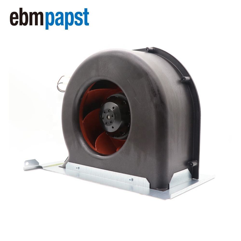 Ebmpapst K2E225-Rb92-09 230V Ac 0.68/0.97A 145/200W Ball Bearing Siemens Inverter Centrifugal Cooling Fan Motor M2E068-Df - Color: Black