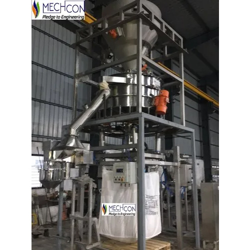 Jumbo Bag Filling Machine - SS 304/SS 316/Carbon Steel | 100 Bags/Hour, Silver Finish, Fully Automatic, Heavy-Duty Efficiency