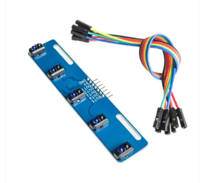 Tcrt5000l 5-channel Infrared Line Tracking Sensor - Features: Over Voltage Protection Short Circuit Protection Reverse Polarity Protection Auto Cut-off When Fully Charged Digital Display Fan Cooling
