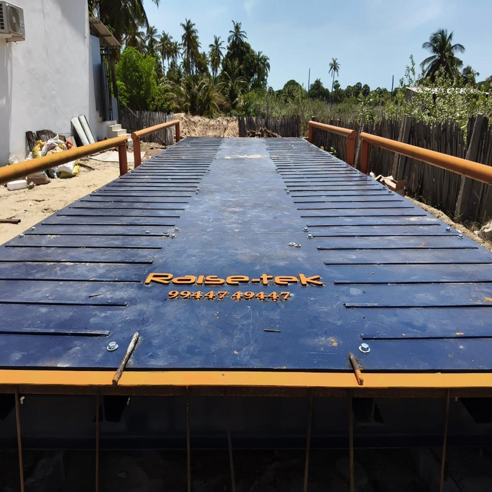 Automatic steel weighbridge