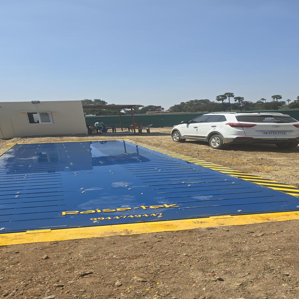U-beam Pitless Weighbridge - Color: Blue