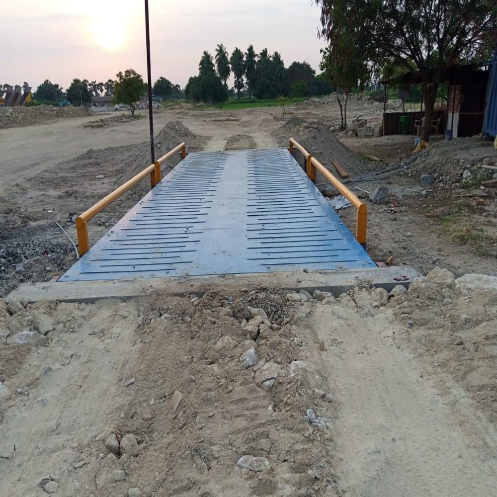 U-beam Pitless Weighbridge - Color: Blue