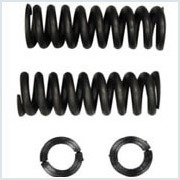 Industrial Metal Spring - Color: Black