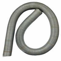 Steel Coiled Hose Spring - Color: Silver