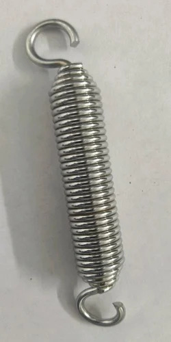 Mild Steel Tension Spring - Color: Silver