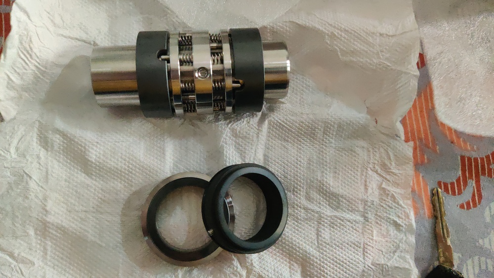 Industrial Dura Double Mechanical Seal - Color: Silver