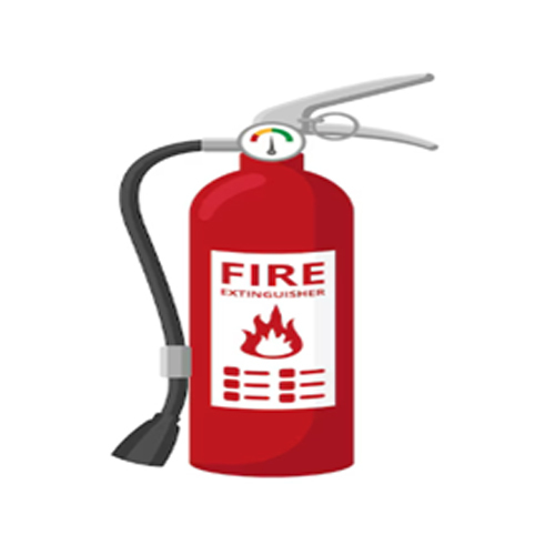 Portable Fire Extinguisher - Color: Red