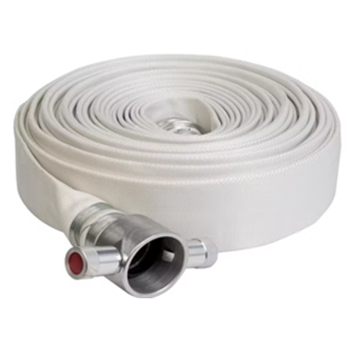 Fire Canvas Hose Pipe - Color: White