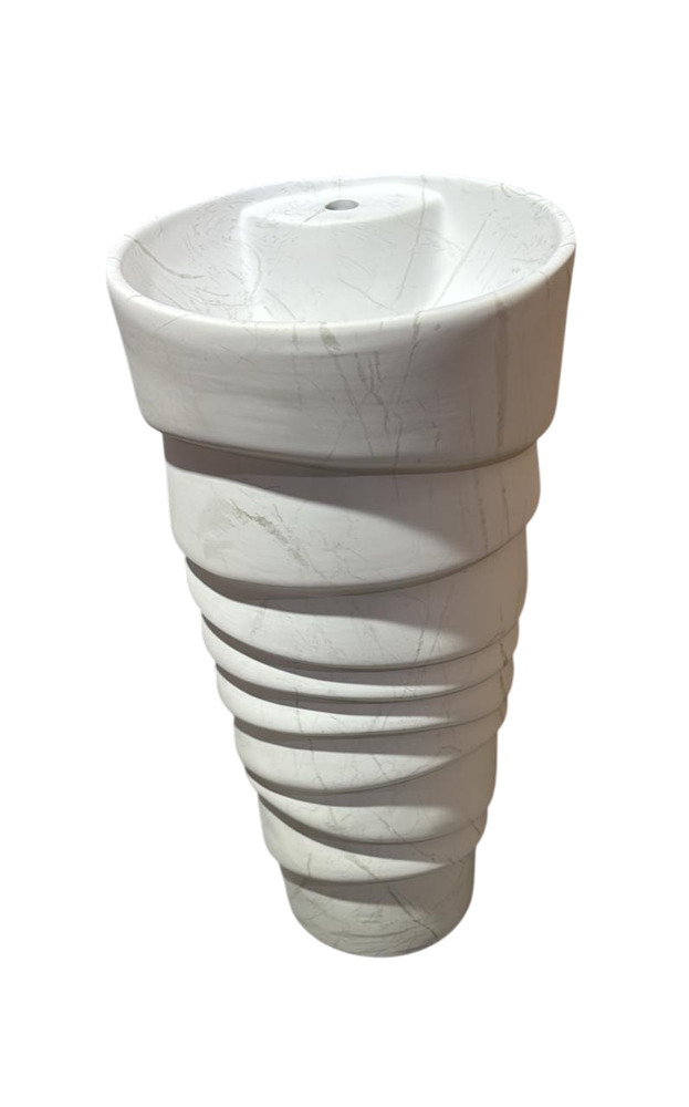 16inch W-W Twisted Matt Free Standing Designer Basin
