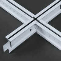 24X 32 Fully White Coated Gi Tee Grid With Junction Groove