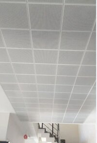 Metal Perforated False Ceiling - Color: White