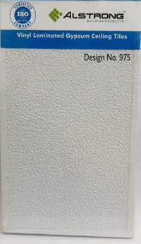 Pvc Laminated Gypsum Tiles - Color: Whites