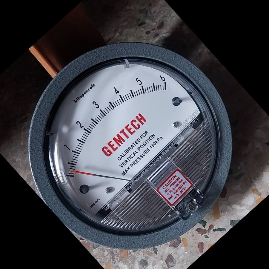 India NO 1  GEMTECH Differential Pressure Gauge