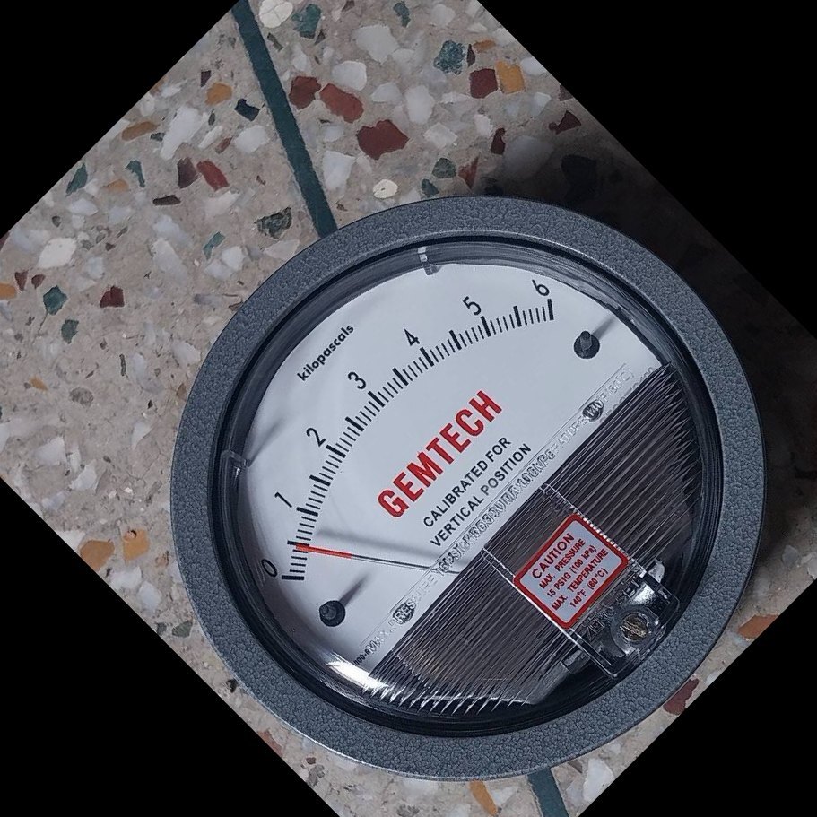 India NO 1  GEMTECH Differential Pressure Gauge