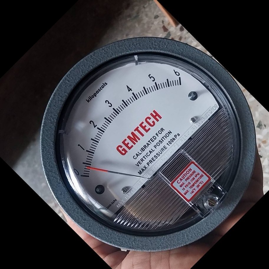India NO 1  GEMTECH Differential Pressure Gauge