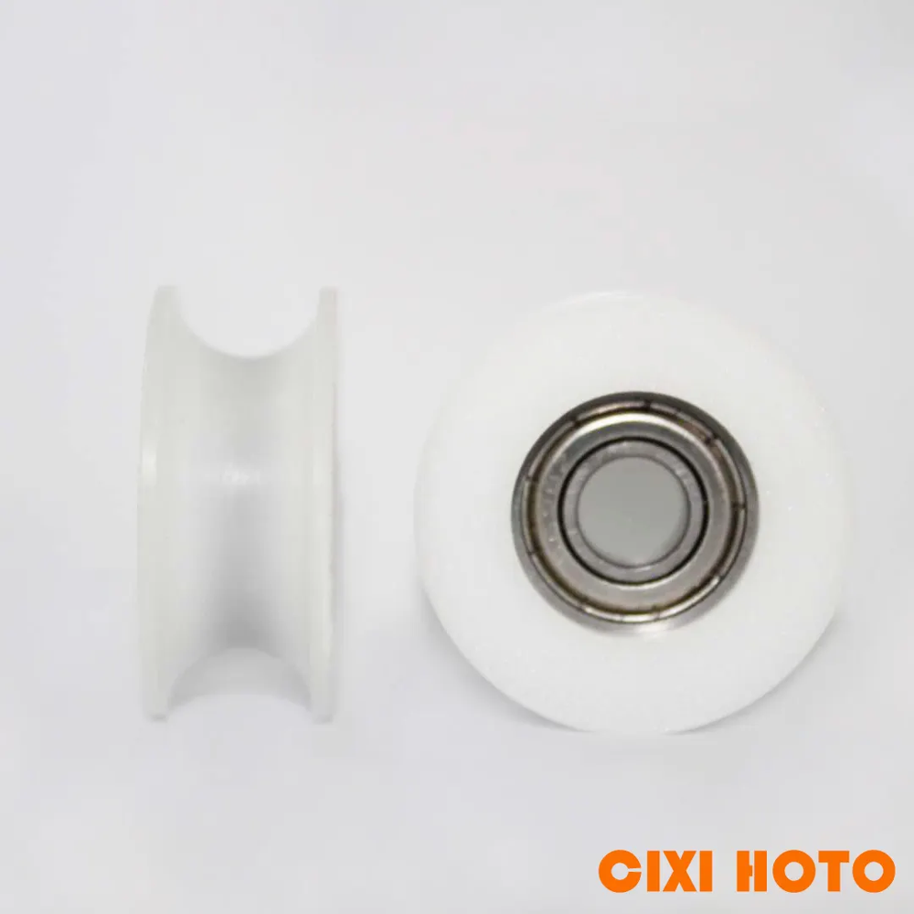 Customized POM Nylon PU material U groove plat bearing
