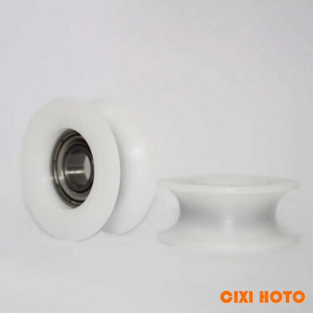 Customized POM Nylon PU material U groove plat bearing