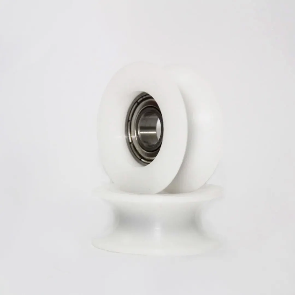 Customized POM Nylon PU material U groove plat bearing