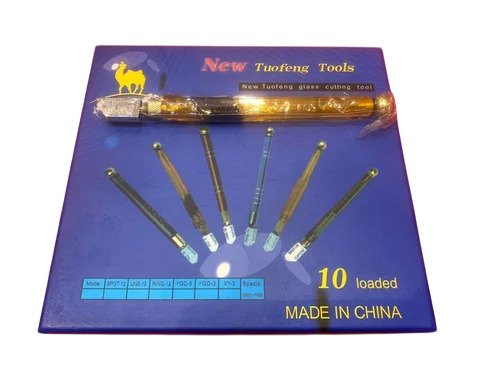 Glass New Tuogeng Glass Cutter - Cutting Thickness: 12Mm Millimeter (Mm)