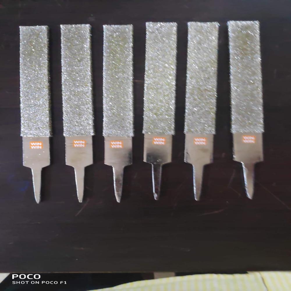Electroplated Diamond File - Color: Silver