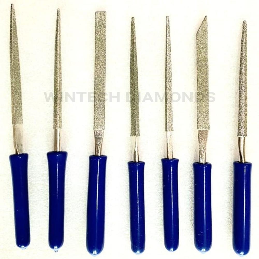 Diamond Flat File - Color: Silver