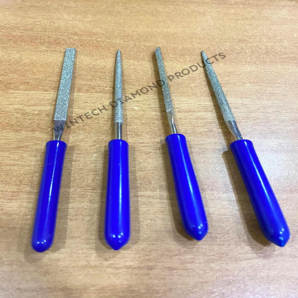 Diamond Needle Files - Color: Silver