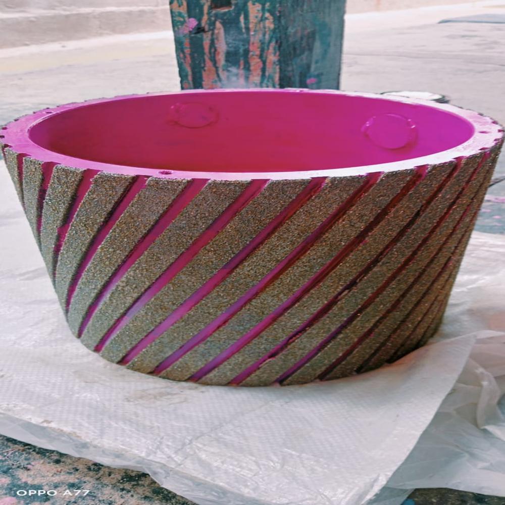 Diamond Id Grinding Drums - Abrasive Grit Size: 30/40 Grit